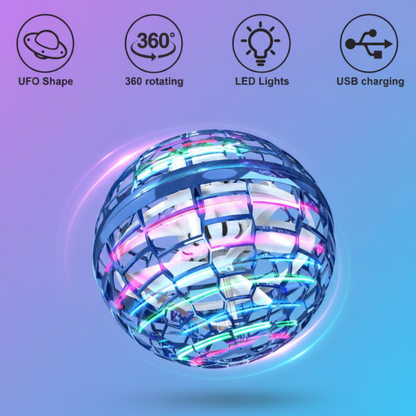 Flying Toy LED Hover Ball Rechargeable Indoor Outdoor Drone