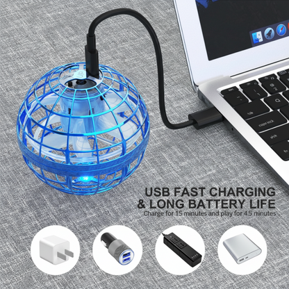 Flying Toy LED Hover Ball Rechargeable Indoor Outdoor Drone