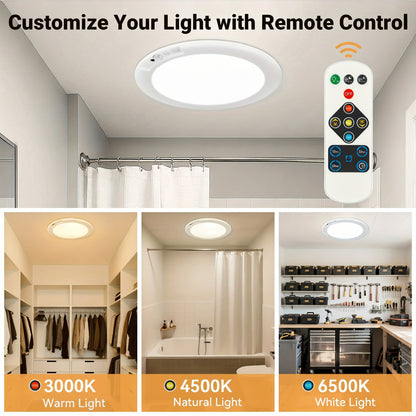 Luz de Teto com Sensor de Movimento Lâmpada LED Recarregável de Embutir