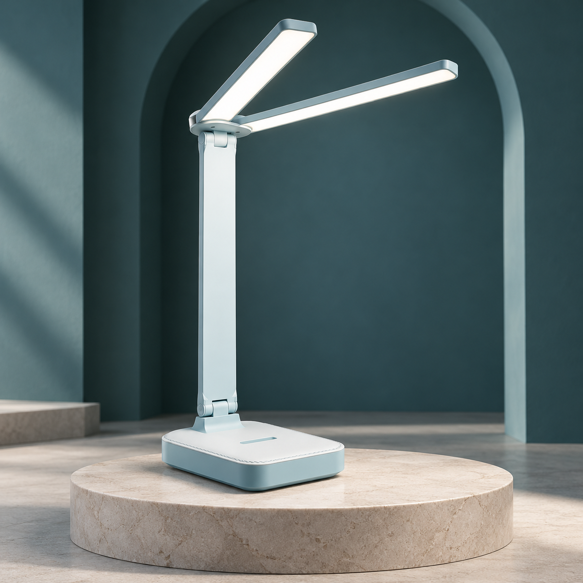 LED Desk Lamp USB Rechargeable Foldable Adjustable Touch