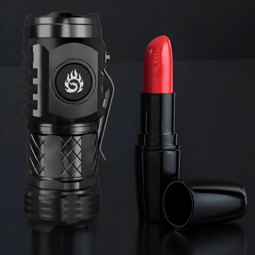 Mini Flashlight LED Compact Rechargeable Waterproof Handheld Torch