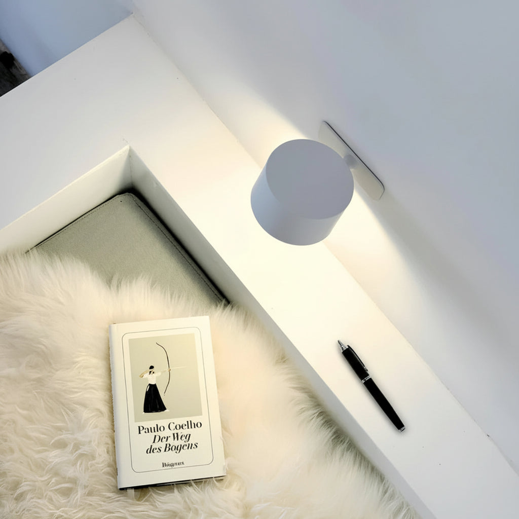 Væglampe Trådløs Drejelig LED Natlampe