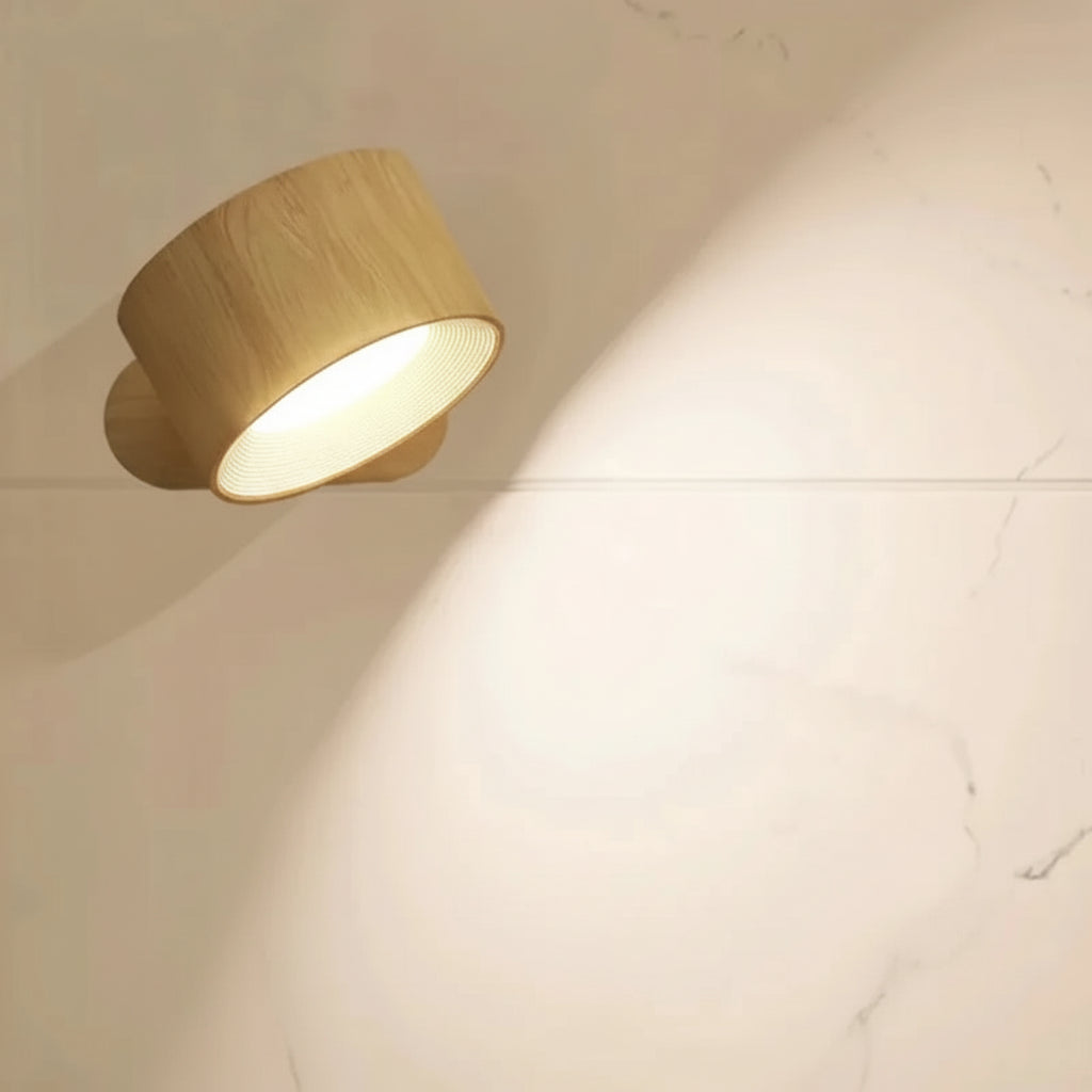 Væglampe Trådløs Drejelig LED Natlampe