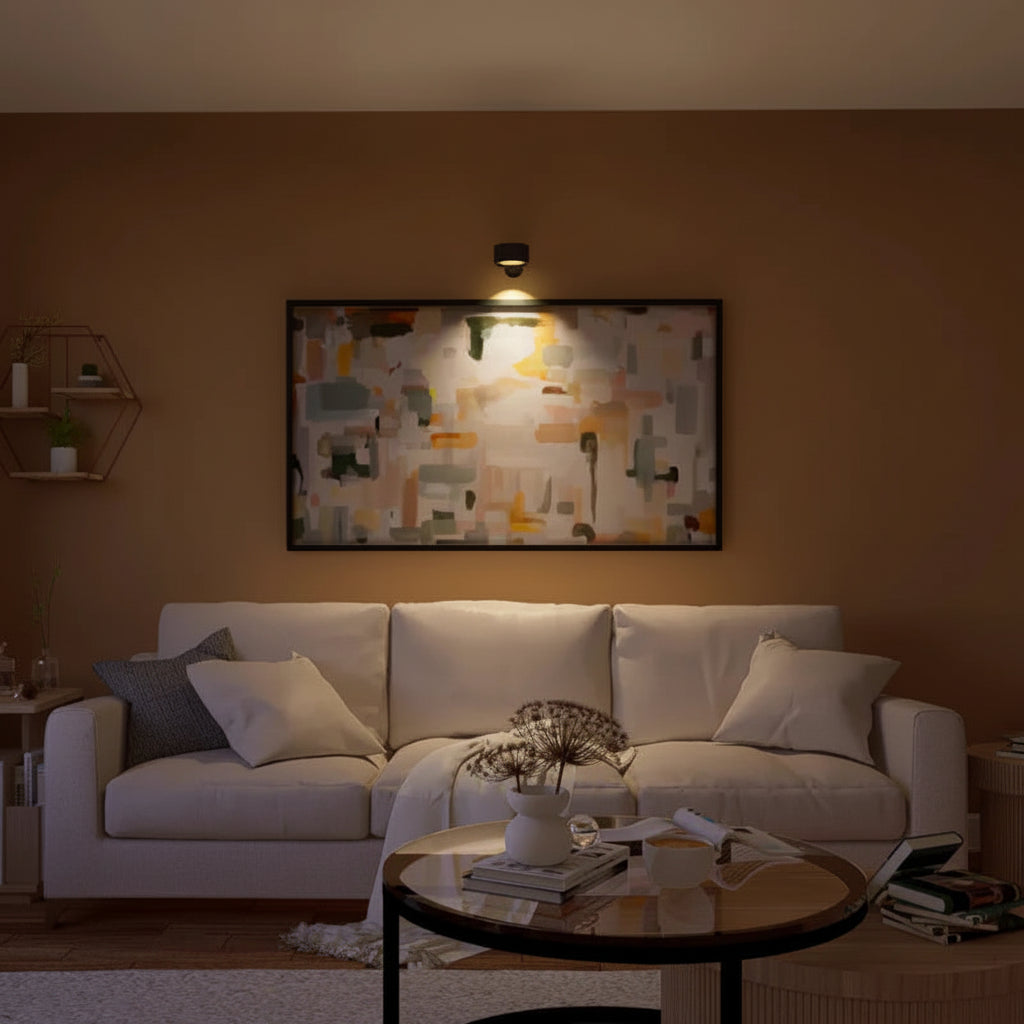 Væglampe Trådløs Drejelig LED Natlampe