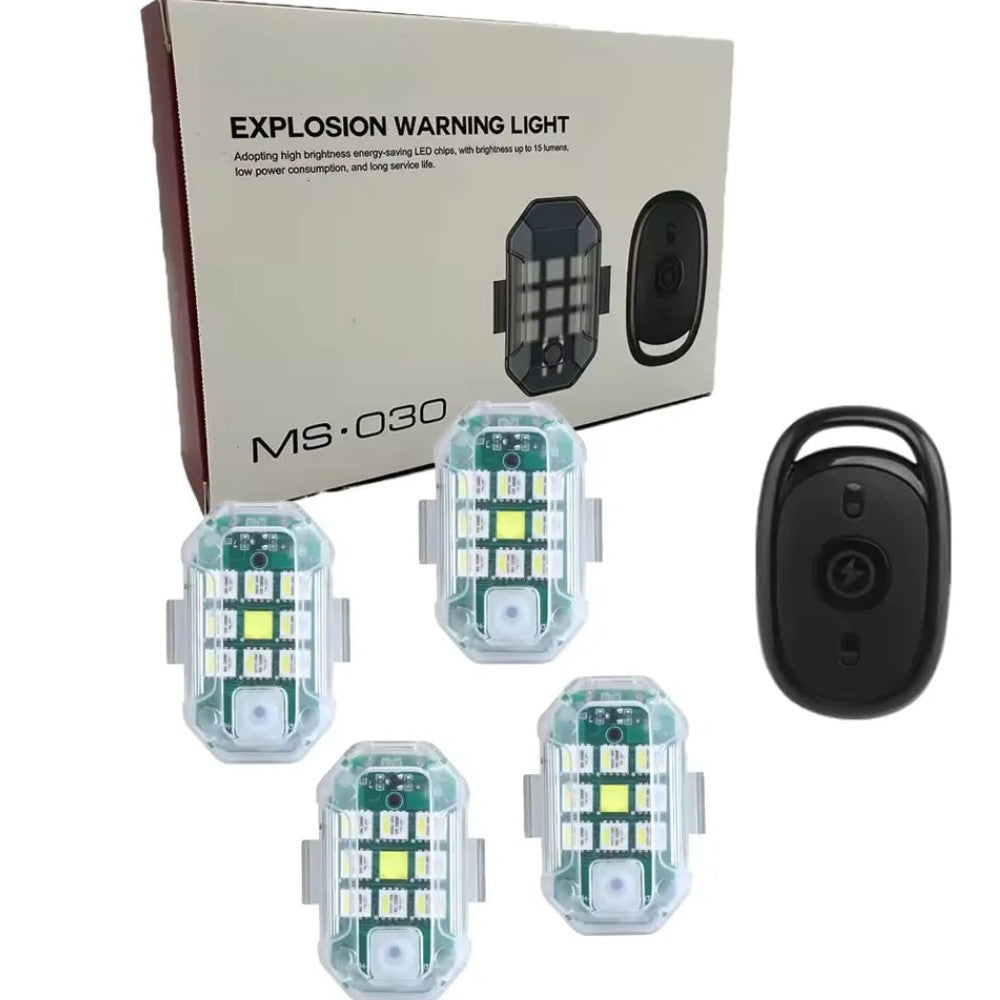 Strobe Lights LED Remote USB Vehicle Warning Flashers