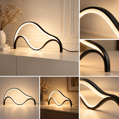 Dekorative LED-Tischlampe, energieeffizient, modernes Design