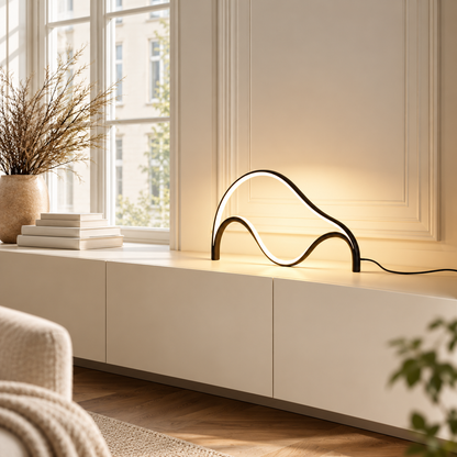 Dekorative LED-Tischlampe, energieeffizient, modernes Design