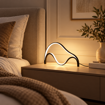 Dekorative LED-Tischlampe, energieeffizient, modernes Design