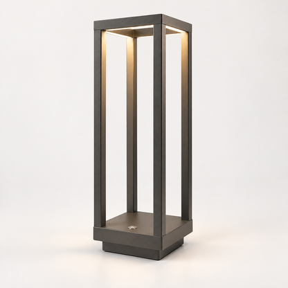 Lámpara de mesa LED para exterior, portátil, recargable con interruptor táctil