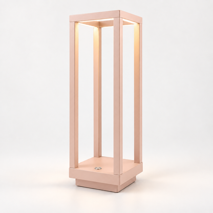 Lámpara de mesa LED para exterior, portátil, recargable con interruptor táctil