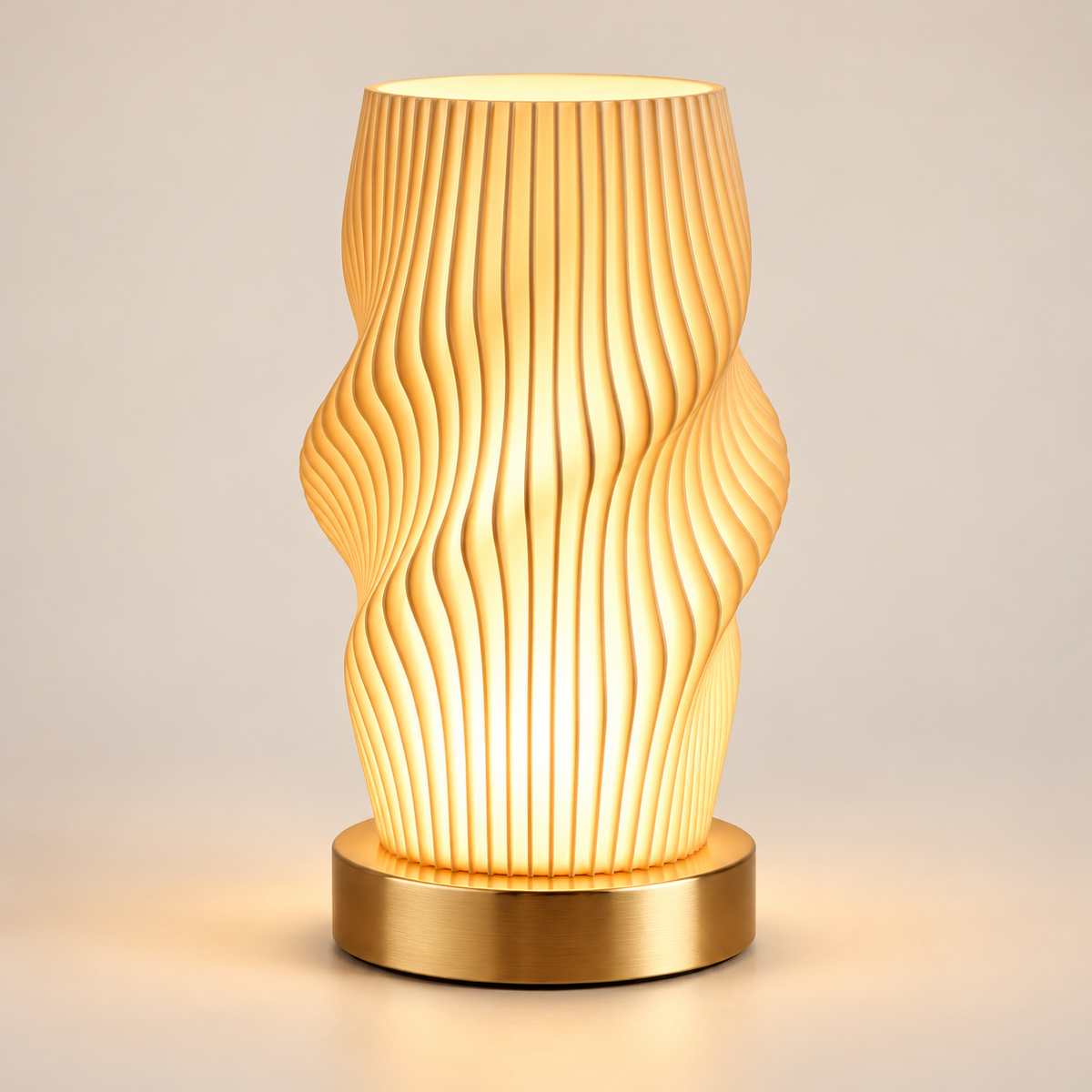 Lampada da tavolo LED USB compatta e moderna, dimmerabile con tocco