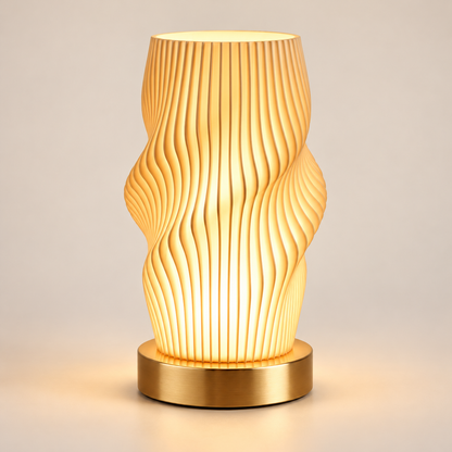Lampada da tavolo LED USB compatta e moderna, dimmerabile con tocco