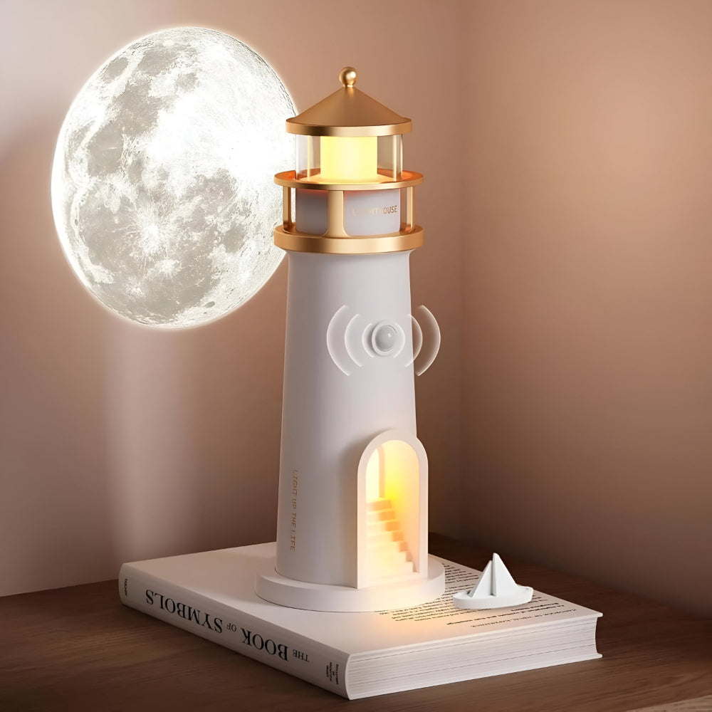 Natlys Projektionsfyr LED Værelsesdekoration Lampe