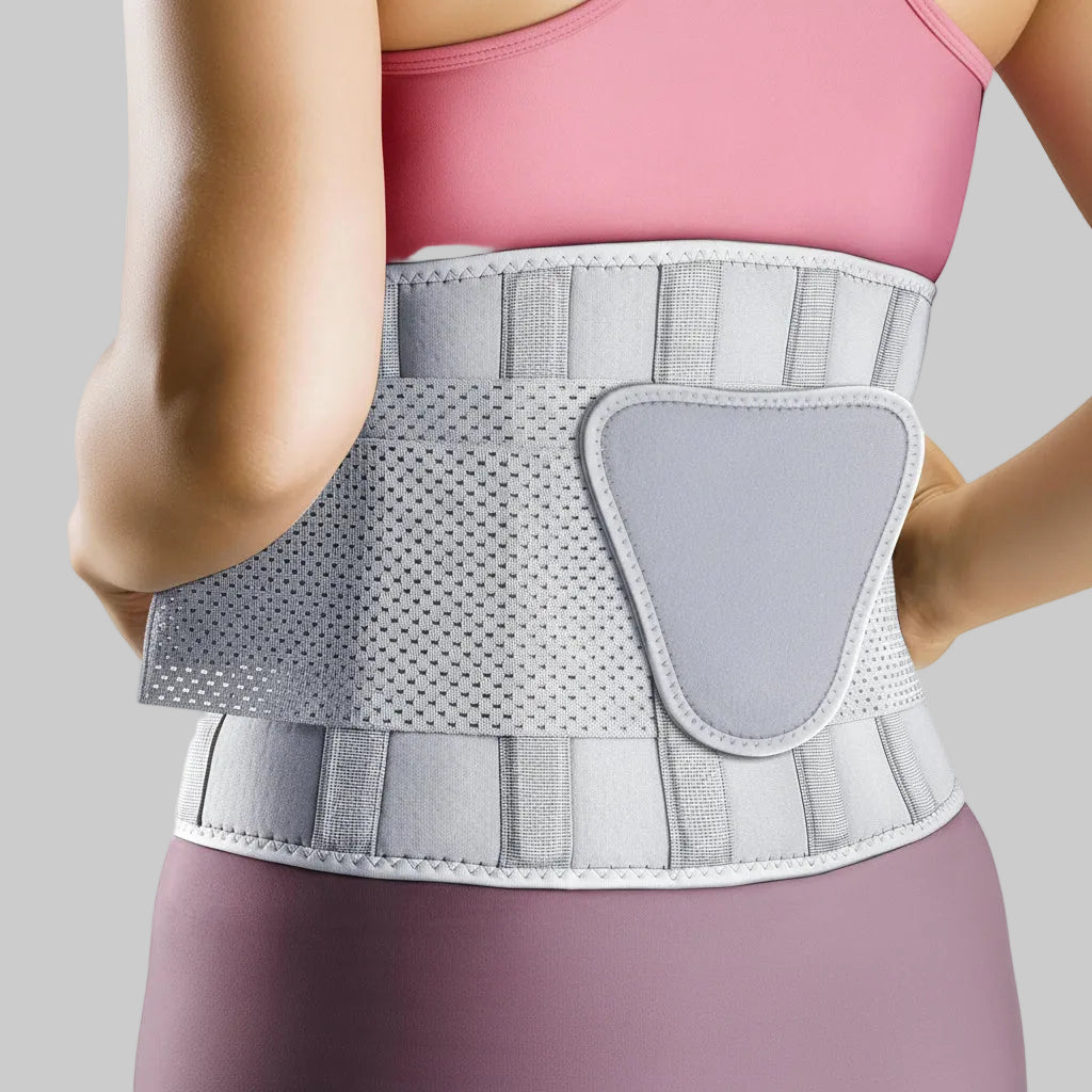 Centură ortopedică lombară din neopren reglabilă pentru alinarea durerii