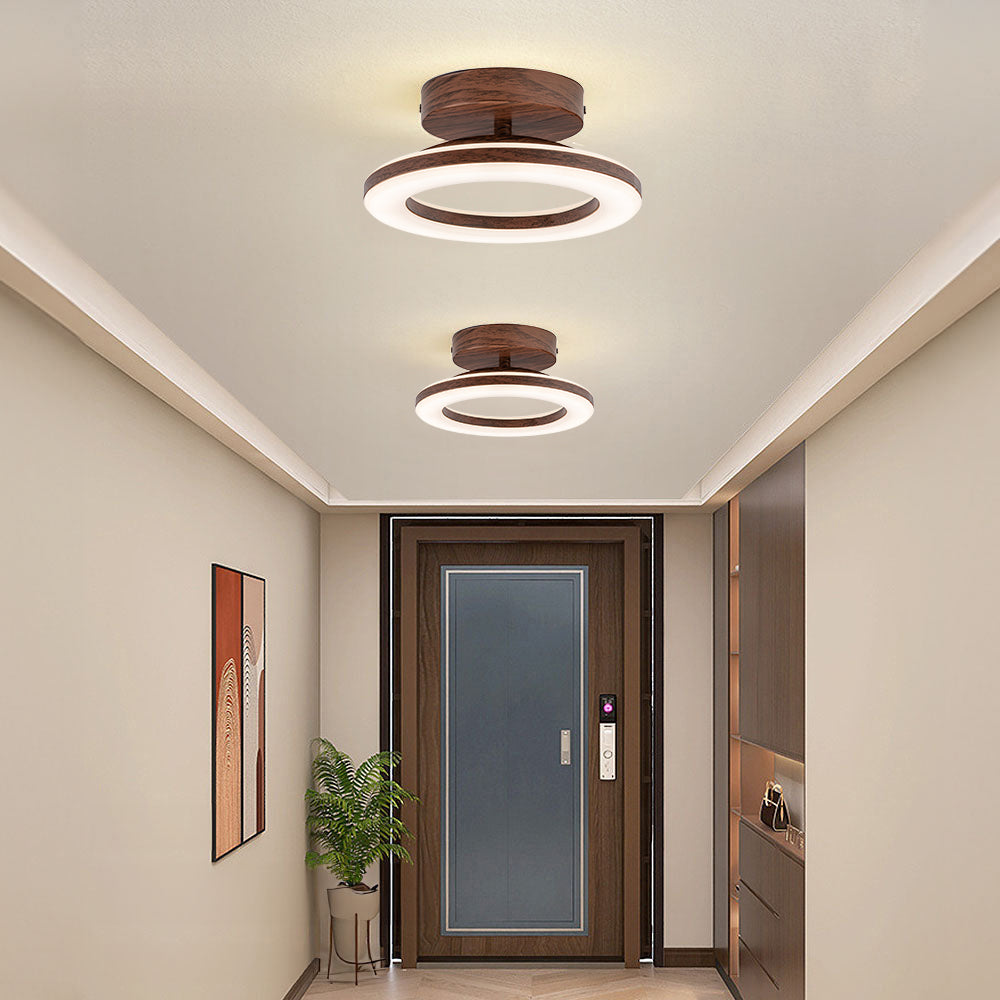 Acrylic Round LED Ceiling Light | Modern Hallway & Entrance Fixture