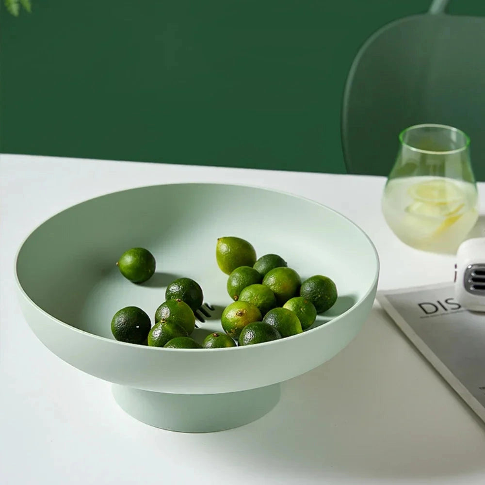 Large Retro Fruit Bowl Elegant Ceramic Centerpiece for Home Decor 0