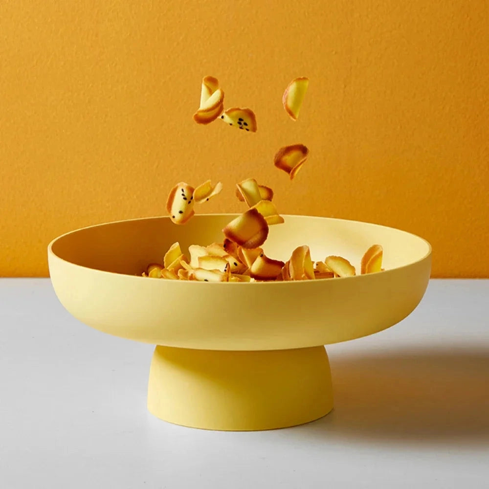Large Retro Fruit Bowl Elegant Ceramic Centerpiece for Home Decor 1