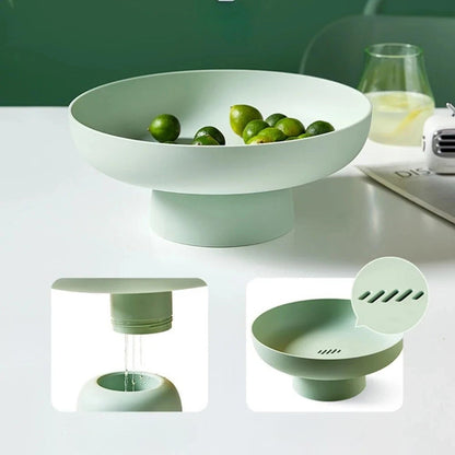 Large Retro Fruit Bowl Elegant Ceramic Centerpiece for Home Decor 2