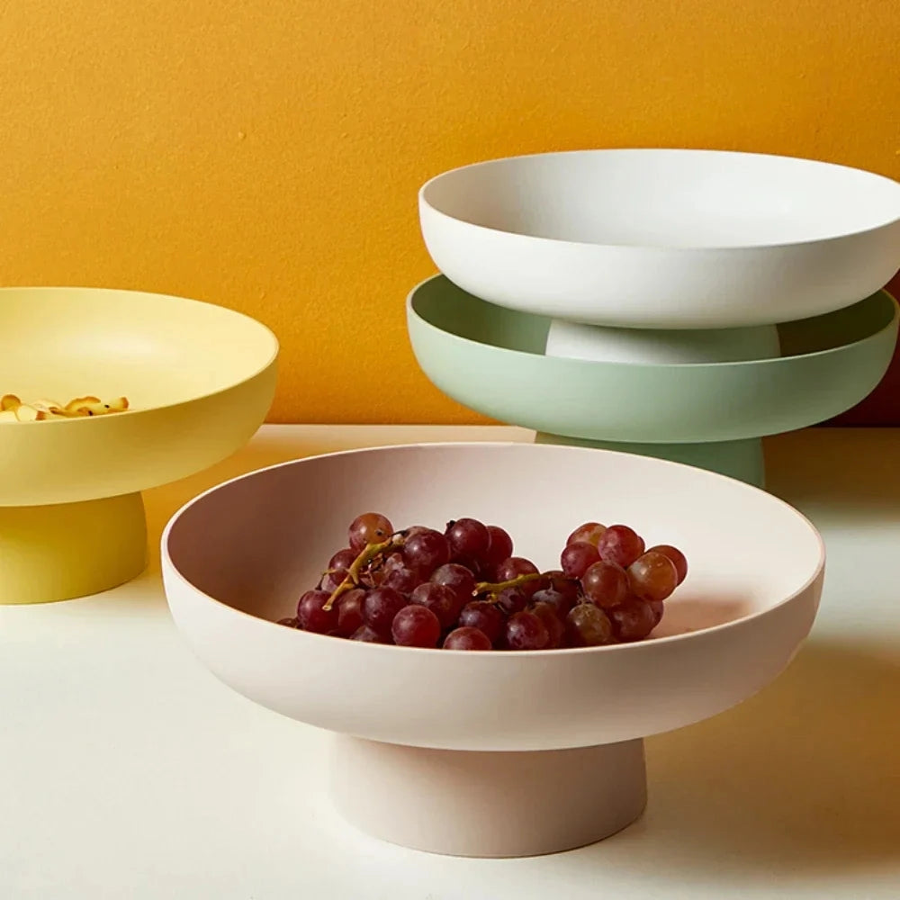 Large Retro Fruit Bowl Elegant Ceramic Centerpiece for Home Decor 3