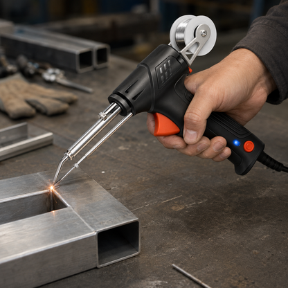 Lasersvejseværktøj, svejse- og skæreværktøj, industrielt design