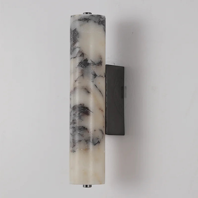 LuxeStone | Italian Style Natural Marble Wall Lamp | Modern Luxury Sconce