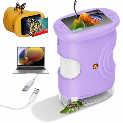 Digital Microscope Portable Handheld 1000x LED Learning Camera