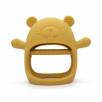 Baby Teething Mitten Silicone Chew Glove Soothing Sore Gums