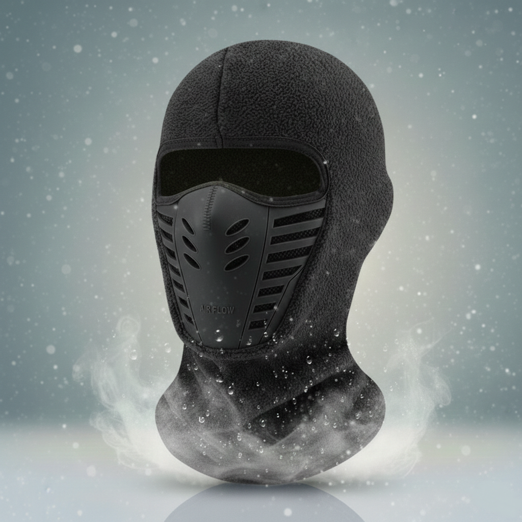 Maschera per il viso invernale termica antivento a copertura totale per il freddo