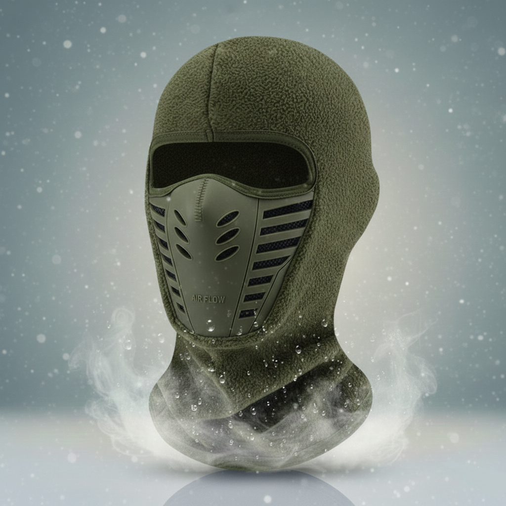 Maschera per il viso invernale termica antivento a copertura totale per il freddo