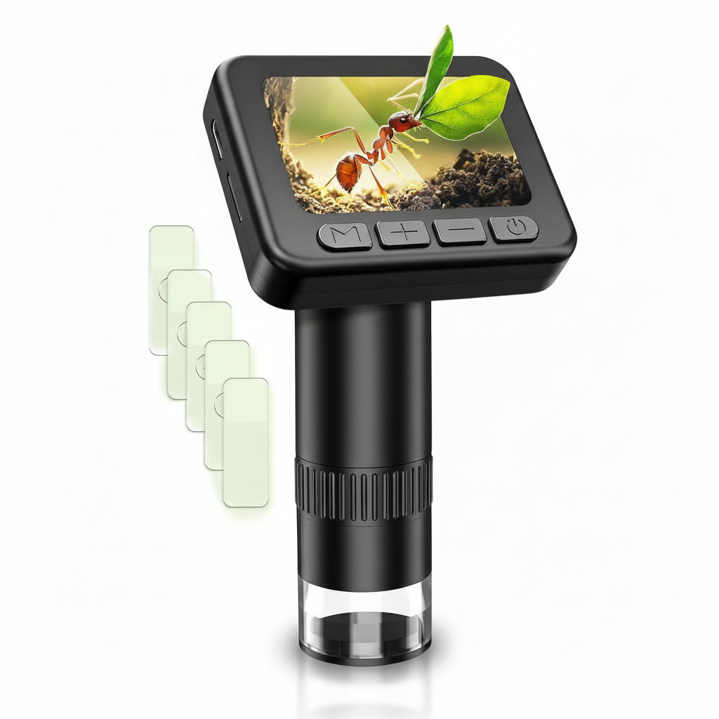 Microscop digital portabil cu ecran HD pentru învățare științifică cameră