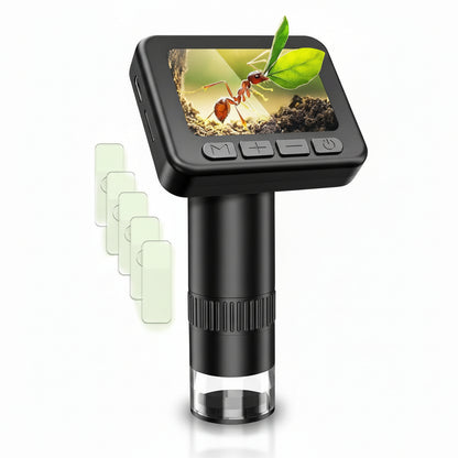 Microscop digital portabil cu ecran HD pentru învățare științifică cameră