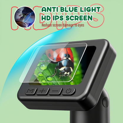 Microscop digital portabil cu ecran HD pentru învățare științifică cameră