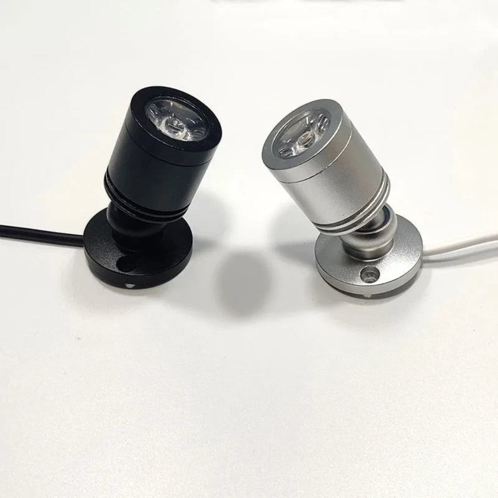 LED Spotlight USB Accent Light Display Shelves Cabinets