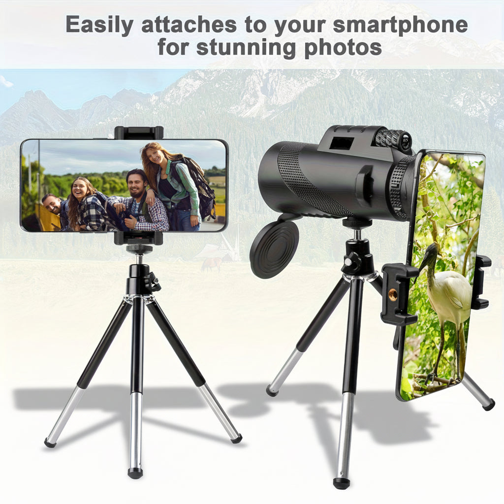 Adaptor telefon pentru telescop monocular, vizionare în aer liber HD