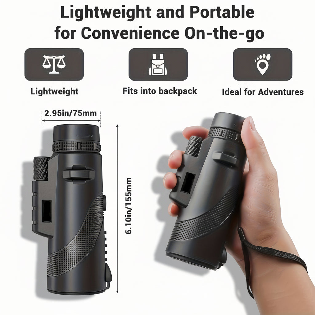 Adaptor telefon pentru telescop monocular, vizionare în aer liber HD