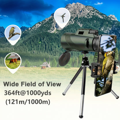 Adaptor telefon pentru telescop monocular, vizionare în aer liber HD