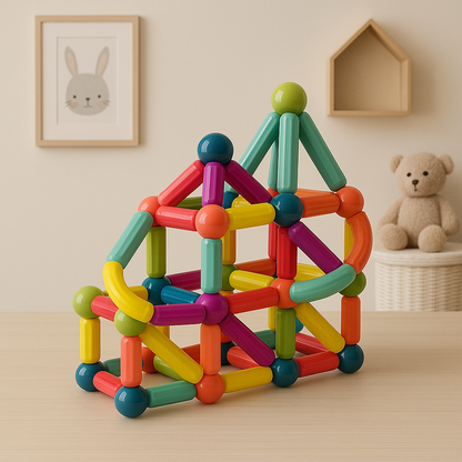 Bloques Magnéticos Educativos Juego STEM Niños