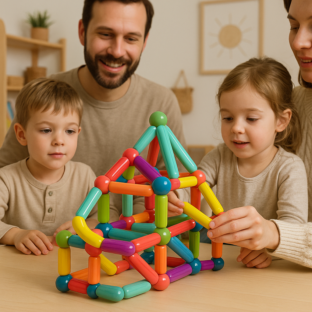 Bloques Magnéticos Educativos Juego STEM Niños