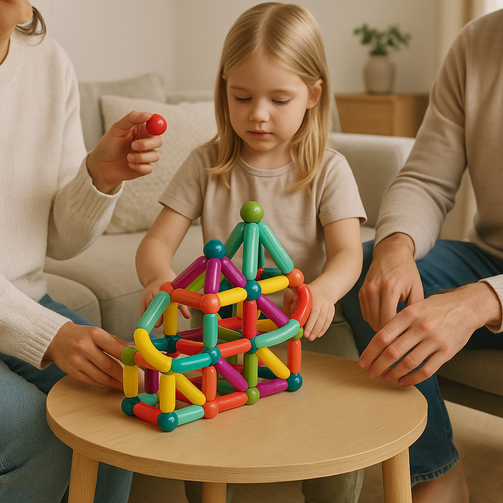 Bloques Magnéticos Educativos Juego STEM Niños