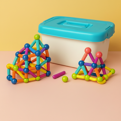 Bloques Magnéticos Educativos Juego STEM Niños