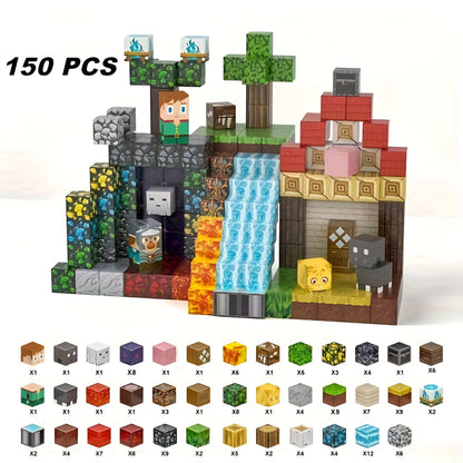 Set di Blocchi Magnetici Creativi per Costruzioni Cubiche Giocattolo per Bambini
