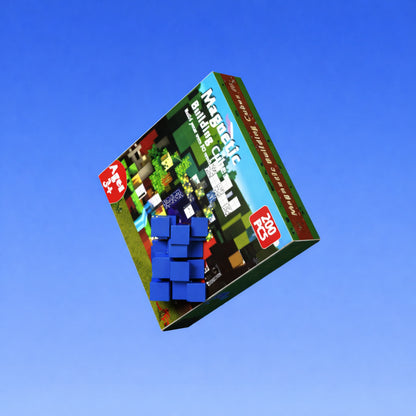 Set di Blocchi Magnetici Creativi per Costruzioni Cubiche Giocattolo per Bambini