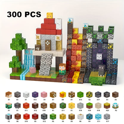 Set di Blocchi Magnetici Creativi per Costruzioni Cubiche Giocattolo per Bambini