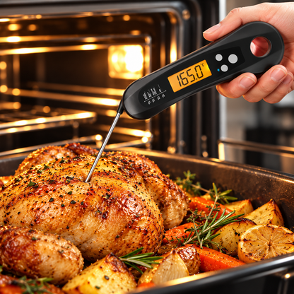 Termometro digitale magnetico per carne a lettura istantanea da cucina