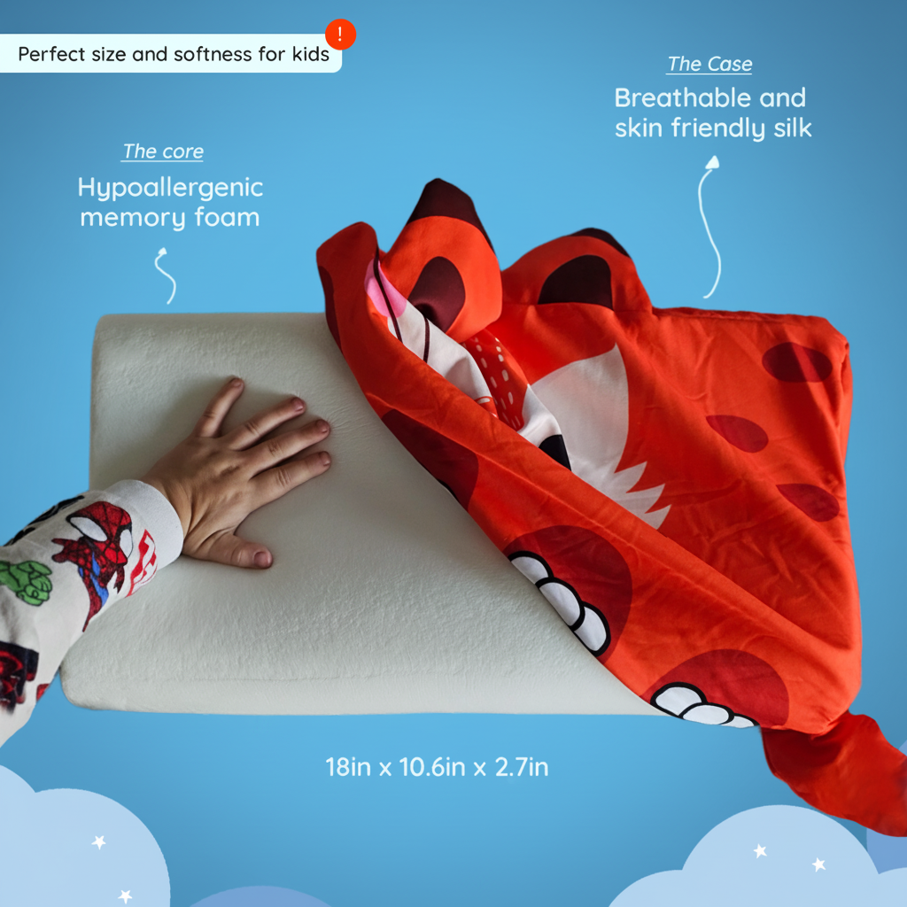 Cuscino Sensoriale per Bambini Piccoli Comfort Testurizzato per il Sonno Rilassante