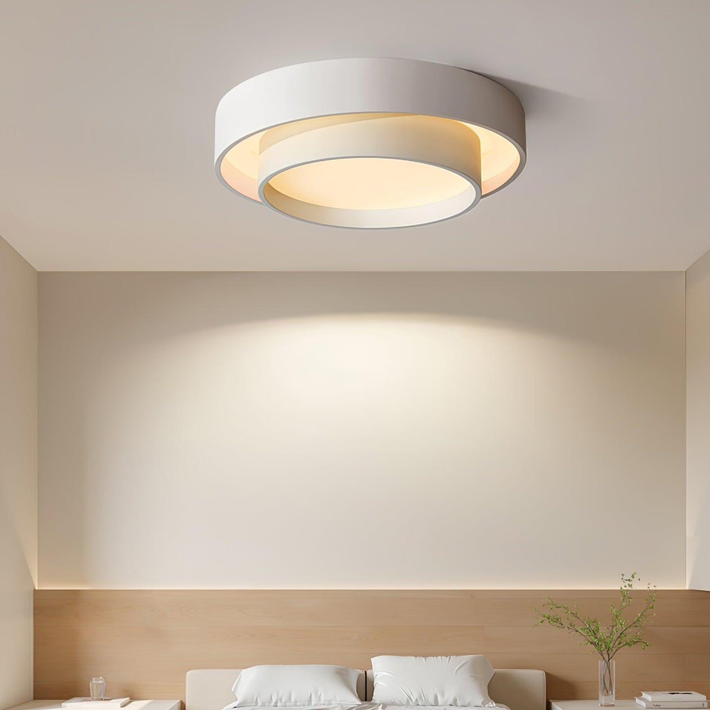 Lumină de plafon LED modernă ArmoníaLuz | Montaj elegant la nivel cu tavanul