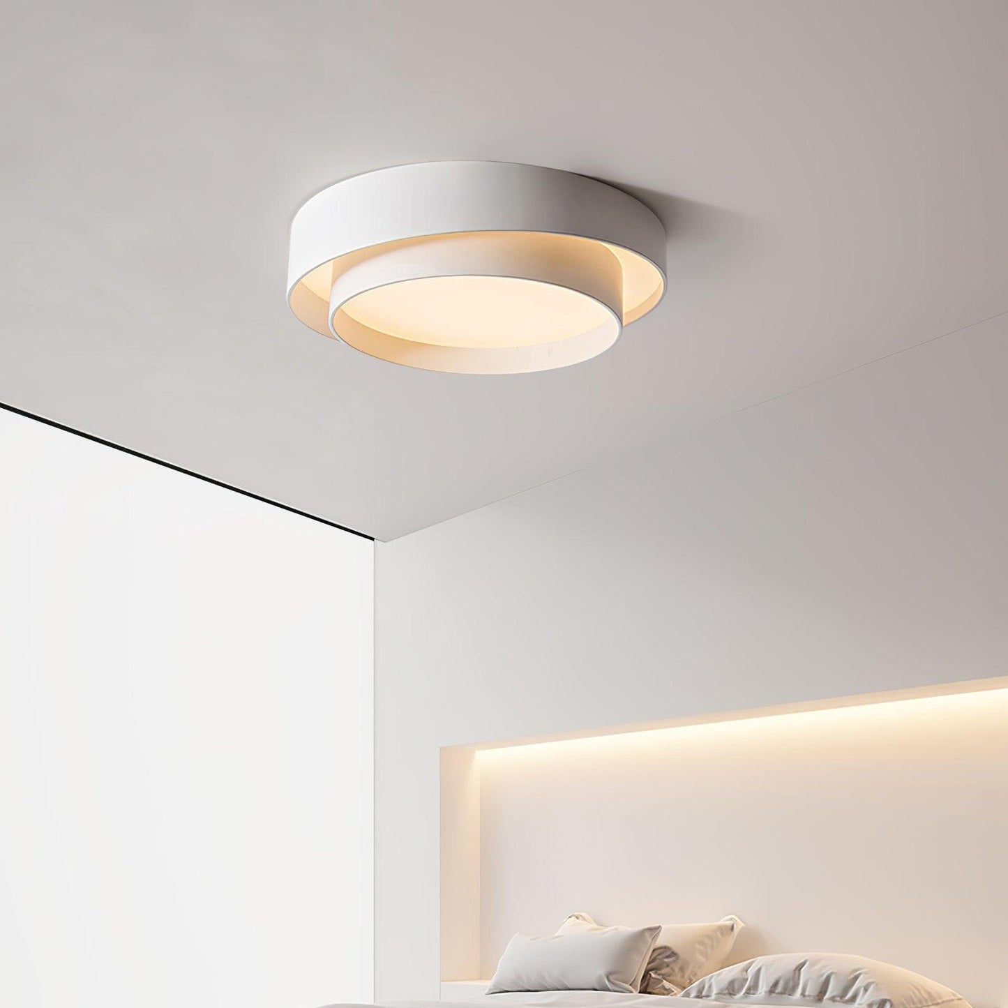 Lumină de plafon LED modernă ArmoníaLuz | Montaj elegant la nivel cu tavanul