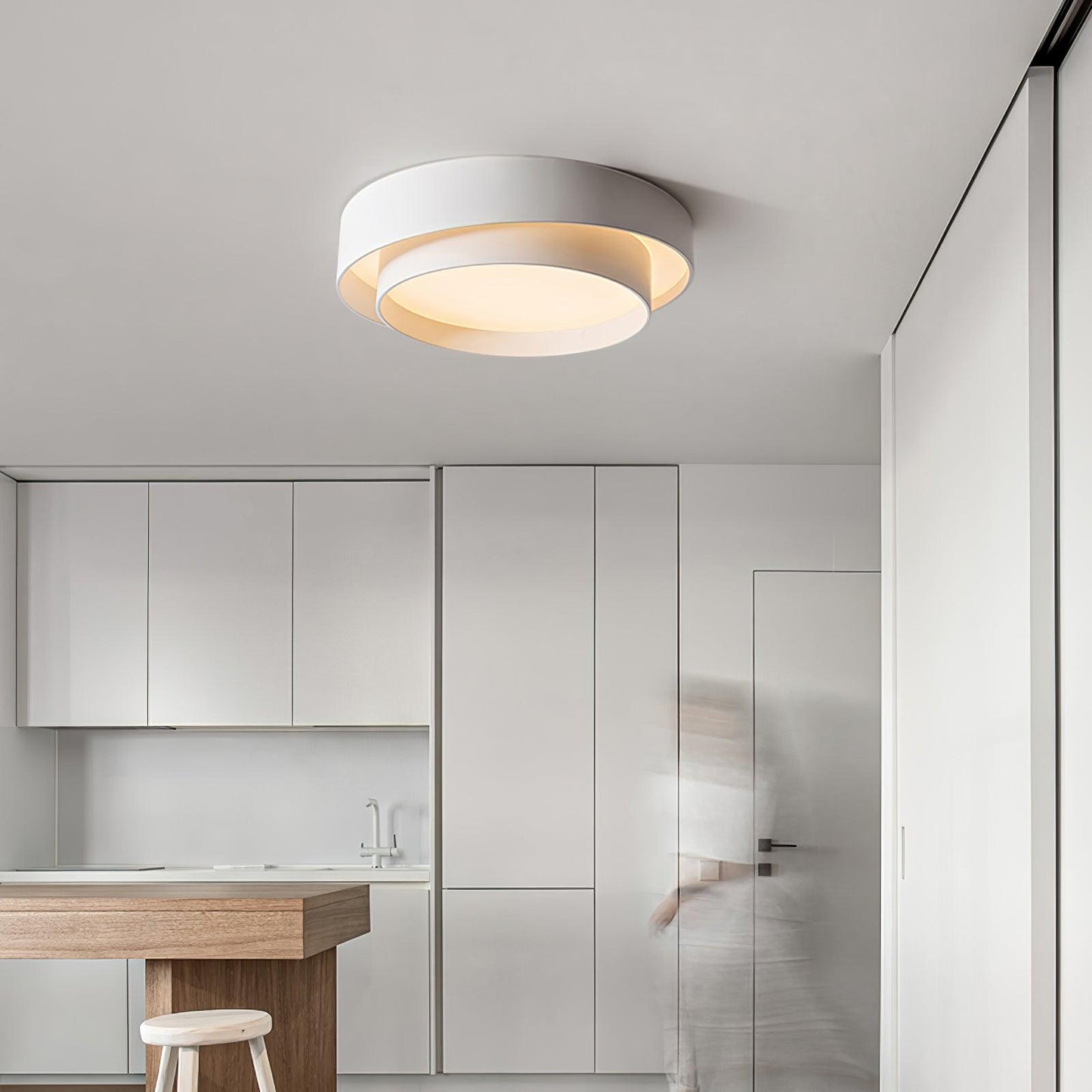Lumină de plafon LED modernă ArmoníaLuz | Montaj elegant la nivel cu tavanul