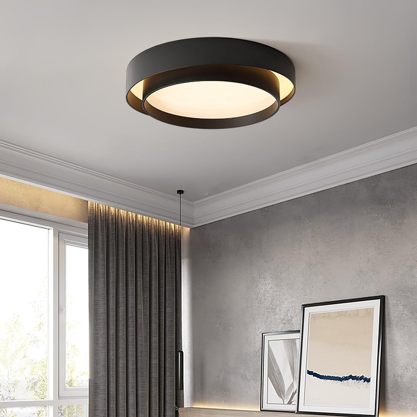 Lumină de plafon LED modernă ArmoníaLuz | Montaj elegant la nivel cu tavanul