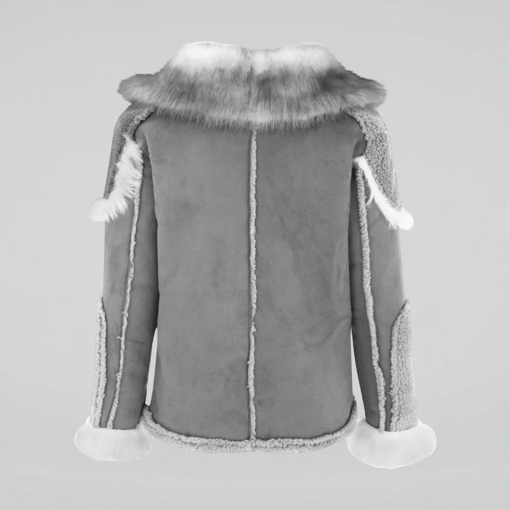 Abrigo de invierno para hombre con cuello grueso y sobredimensionado, chaqueta exterior